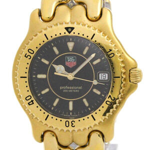 TAG HEUER Sel Gold Plated Quartz Mens Watch WG1134
